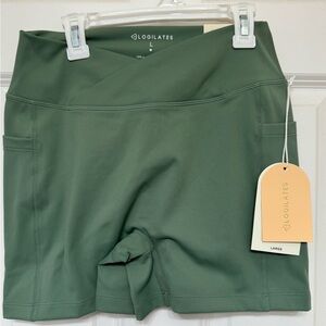 Blogilates crisscross scrunch bike shorts